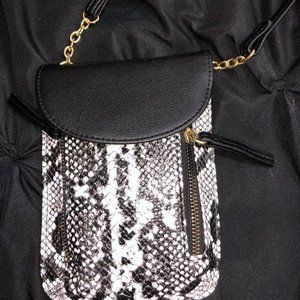 Snakeskin purse